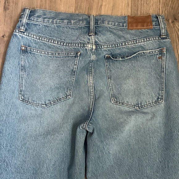 Madewell Classic High-Rise Distressed Straight Jean - Picture 8 of 9